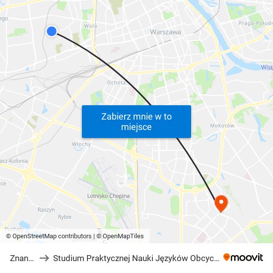 Znana 02 to Studium Praktycznej Nauki Języków Obcych (SPNJO) SGGW map