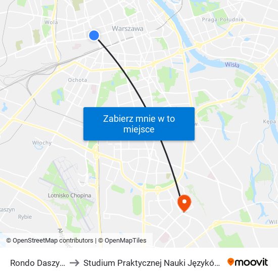 Rondo Daszyńskiego 05 to Studium Praktycznej Nauki Języków Obcych (SPNJO) SGGW map