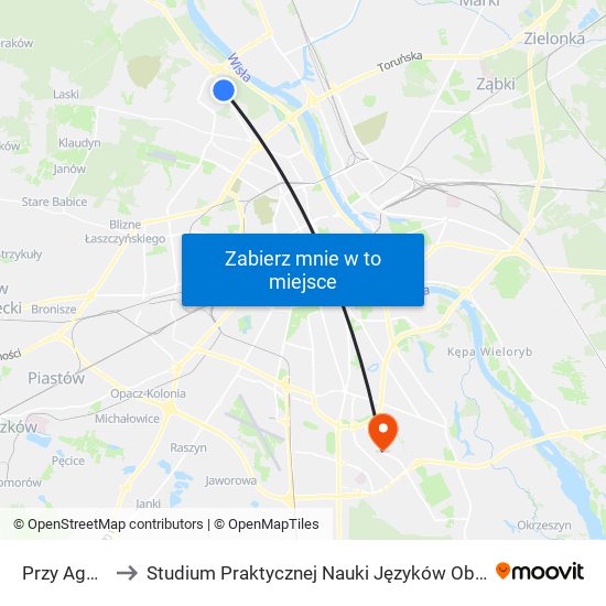 Przy Agorze 03 to Studium Praktycznej Nauki Języków Obcych (SPNJO) SGGW map