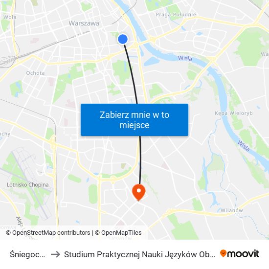 Śniegockiej to Studium Praktycznej Nauki Języków Obcych (SPNJO) SGGW map