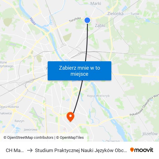 CH Marki 03 to Studium Praktycznej Nauki Języków Obcych (SPNJO) SGGW map