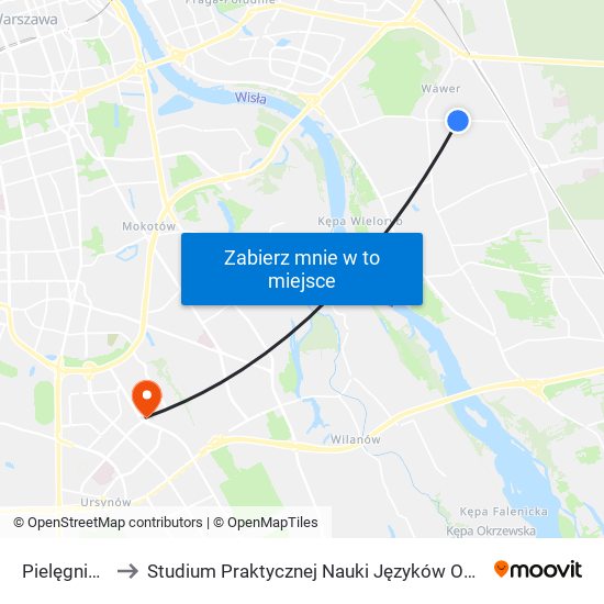 Pielęgniarek to Studium Praktycznej Nauki Języków Obcych (SPNJO) SGGW map