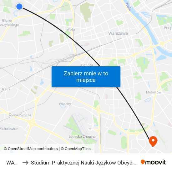 WAT to Studium Praktycznej Nauki Języków Obcych (SPNJO) SGGW map