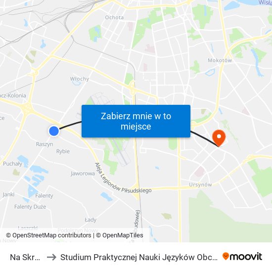 Na Skraju 01 to Studium Praktycznej Nauki Języków Obcych (SPNJO) SGGW map