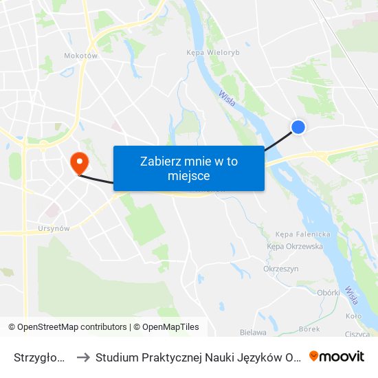 Strzygłowska to Studium Praktycznej Nauki Języków Obcych (SPNJO) SGGW map