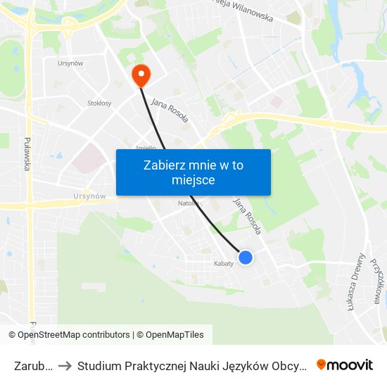 Zaruby 02 to Studium Praktycznej Nauki Języków Obcych (SPNJO) SGGW map