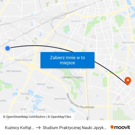 Kuźnicy Kołłątajowskiej to Studium Praktycznej Nauki Języków Obcych (SPNJO) SGGW map