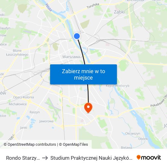 Rondo Starzyńskiego 01 to Studium Praktycznej Nauki Języków Obcych (SPNJO) SGGW map