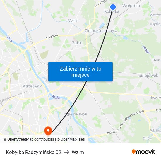 Kobyłka Radzymińska 02 to Wzim map