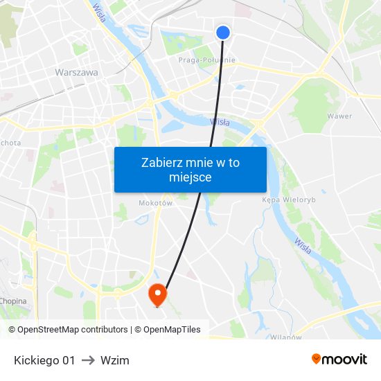 Kickiego 01 to Wzim map