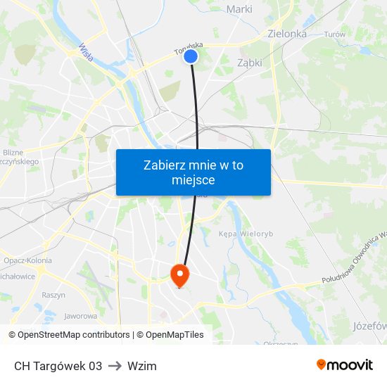 CH Targówek 03 to Wzim map