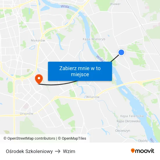 Ośrodek Szkoleniowy to Wzim map