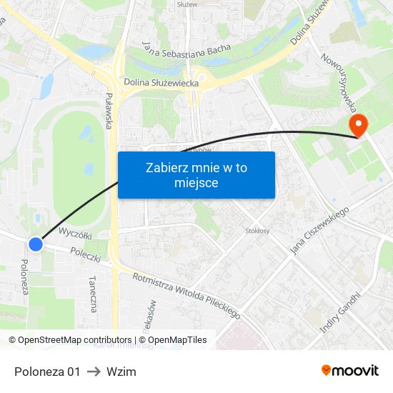 Poloneza 01 to Wzim map