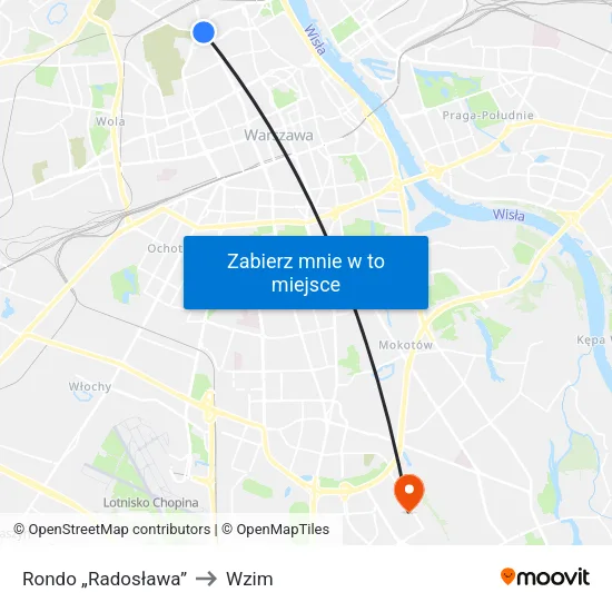 Rondo „Radosława” to Wzim map