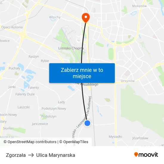 Zgorzała to Ulica Marynarska map