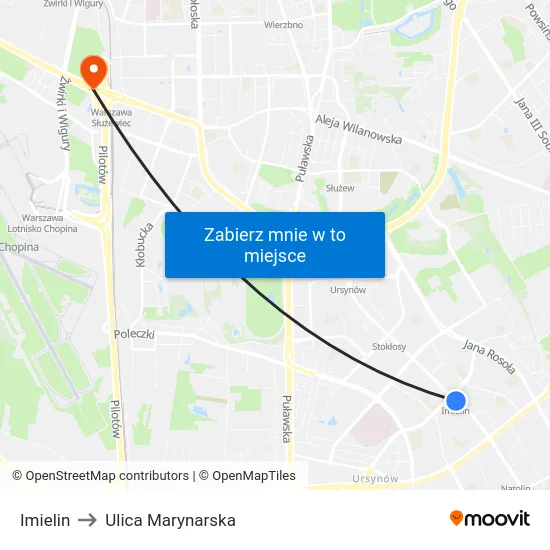 Imielin to Ulica Marynarska map