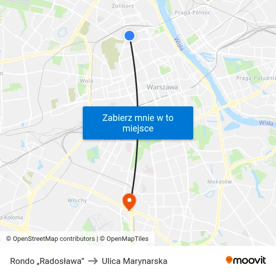 Rondo „Radosława” to Ulica Marynarska map