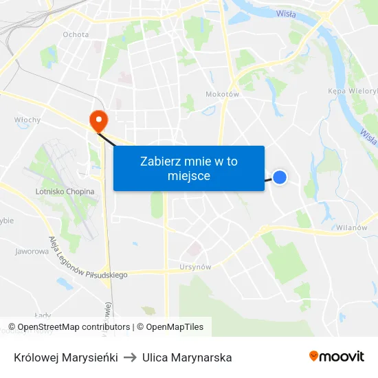 Królowej Marysieńki to Ulica Marynarska map