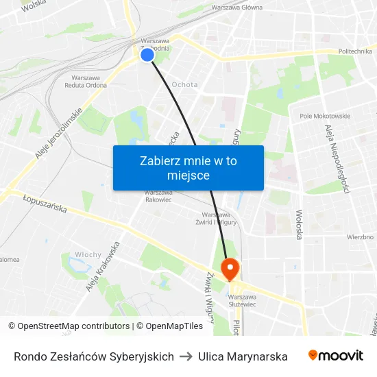 Rondo Zesłańców Syberyjskich to Ulica Marynarska map