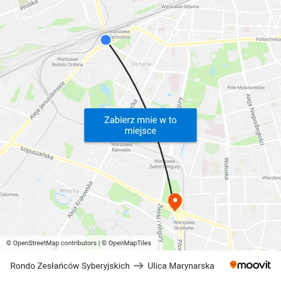 Rondo Zesłańców Syberyjskich to Ulica Marynarska map