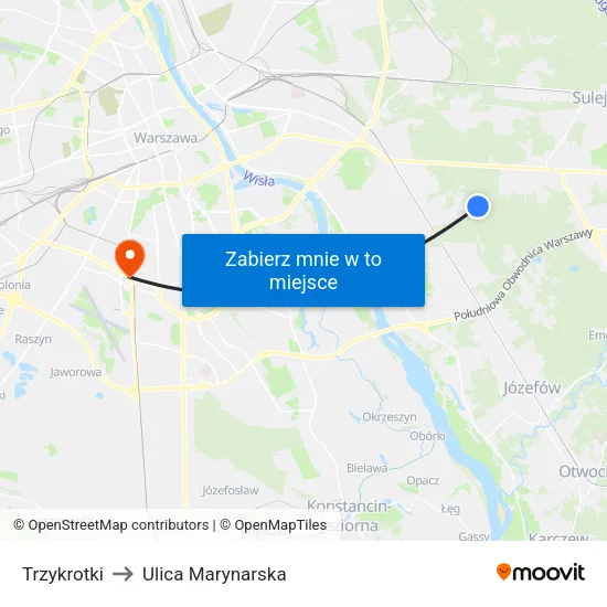 Trzykrotki to Ulica Marynarska map