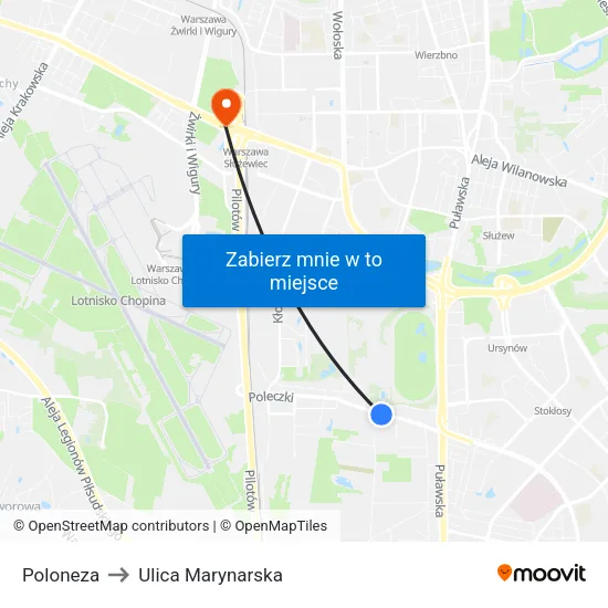 Poloneza to Ulica Marynarska map