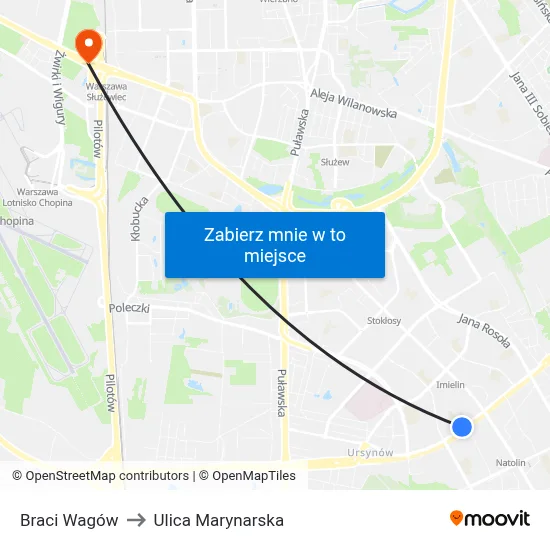 Braci Wagów to Ulica Marynarska map