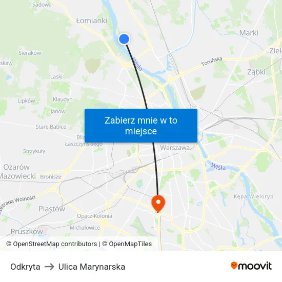 Odkryta to Ulica Marynarska map