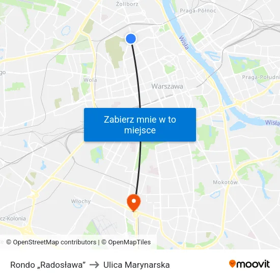 Rondo „Radosława” to Ulica Marynarska map
