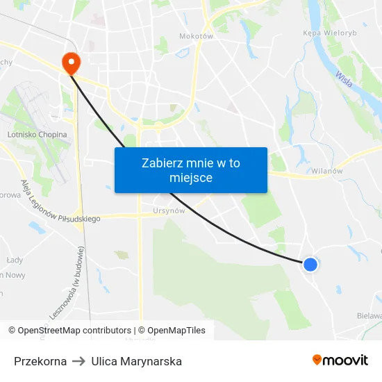 Przekorna to Ulica Marynarska map