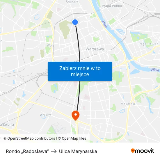 Rondo „Radosława” to Ulica Marynarska map