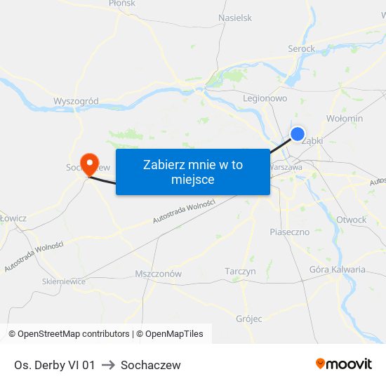 Os. Derby VI 01 to Sochaczew map