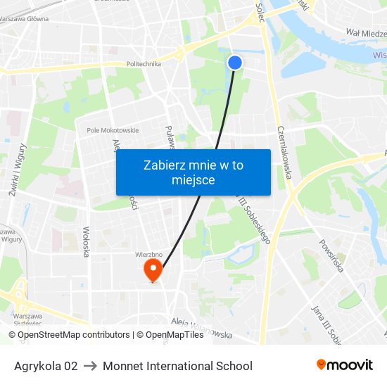 Agrykola 02 to Monnet International School map