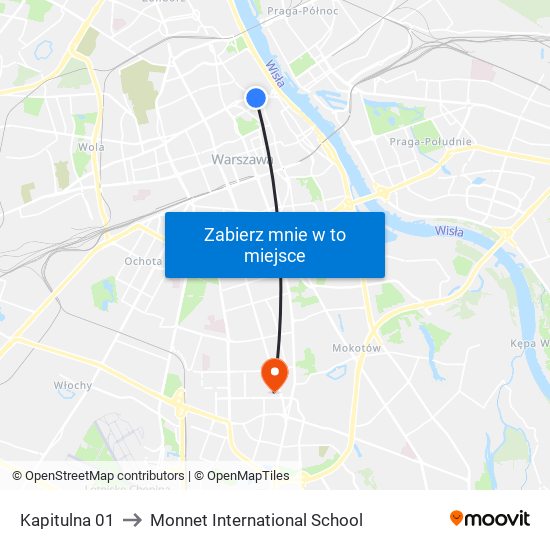 Kapitulna 01 to Monnet International School map