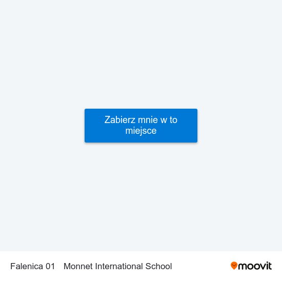 Falenica 01 to Monnet International School map