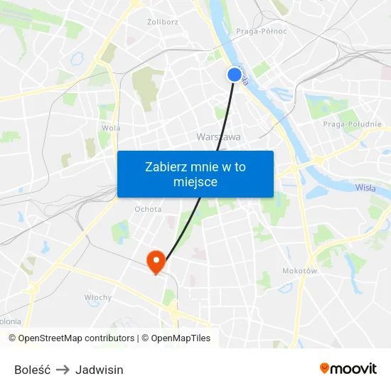 Boleść to Jadwisin map