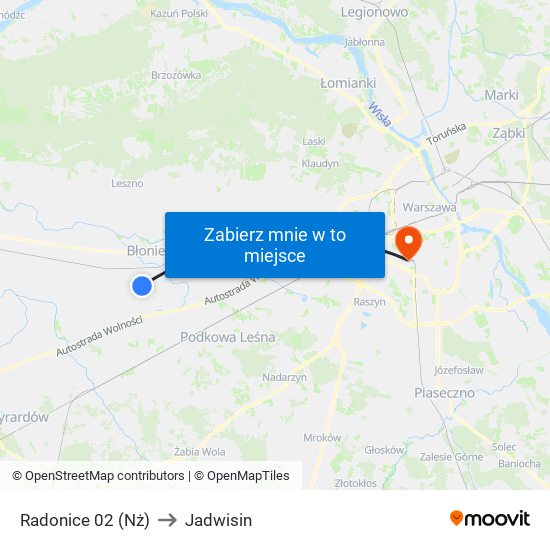 Radonice 02 (Nż) to Jadwisin map