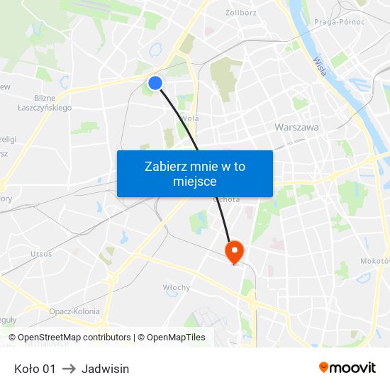 Koło 01 to Jadwisin map