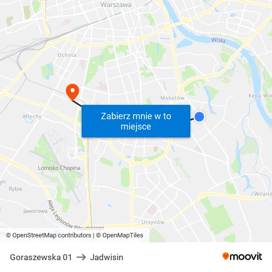 Goraszewska 01 to Jadwisin map