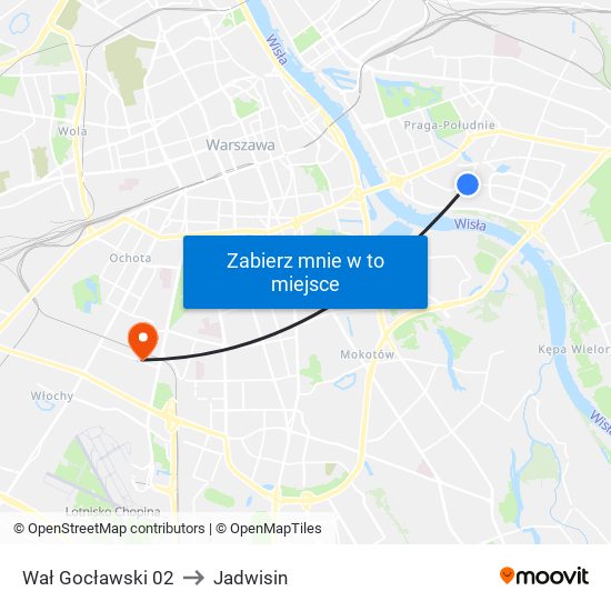 Wał Gocławski 02 to Jadwisin map