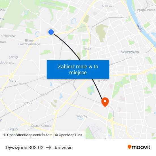 Dywizjonu 303 02 to Jadwisin map