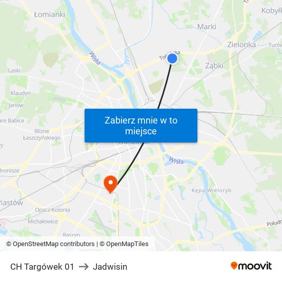 CH Targówek 01 to Jadwisin map