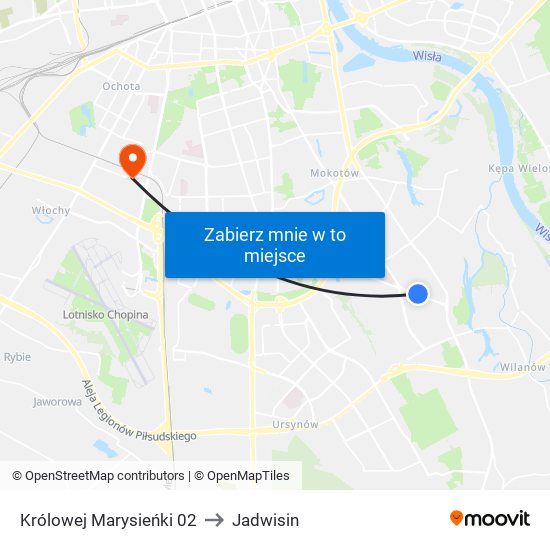 Królowej Marysieńki 02 to Jadwisin map