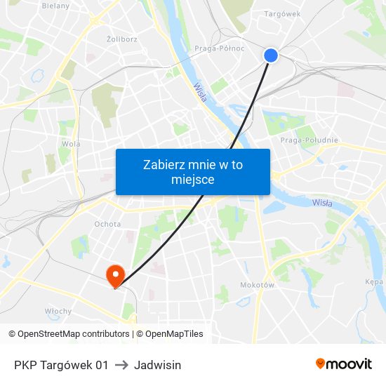 PKP Targówek 01 to Jadwisin map