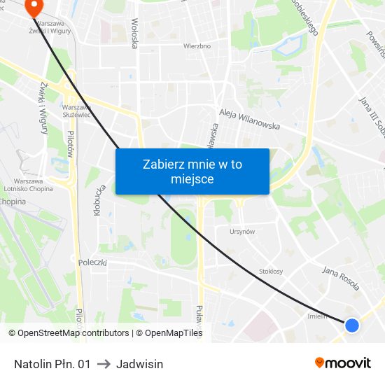 Natolin Płn. 01 to Jadwisin map