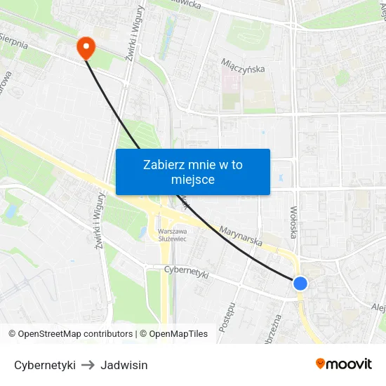 Cybernetyki to Jadwisin map