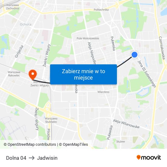 Dolna 04 to Jadwisin map