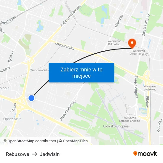 Rebusowa to Jadwisin map
