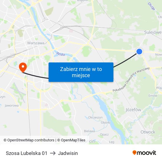 Szosa Lubelska 01 to Jadwisin map