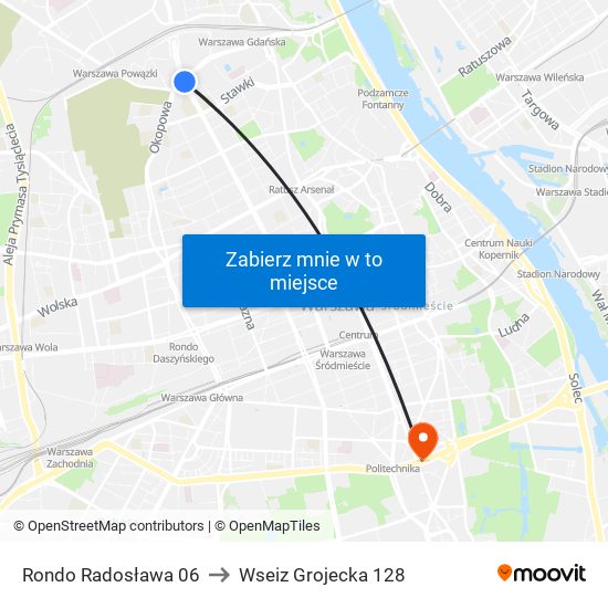 Rondo „Radosława” to Wseiz Grojecka 128 map